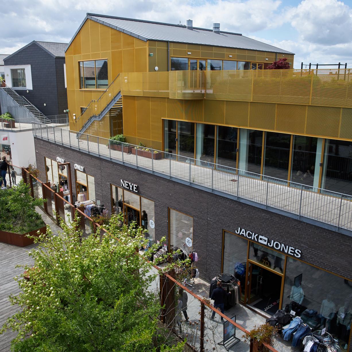 Straedet shopping centre exterior 